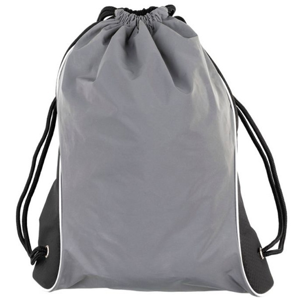 Logo trade corporate gifts picture of: Drawstring bag DENISON Schwarzwolf