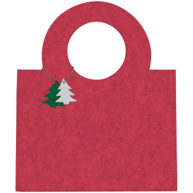 Logo trade corporate gift photo of: X-mas bag felt OSORNO