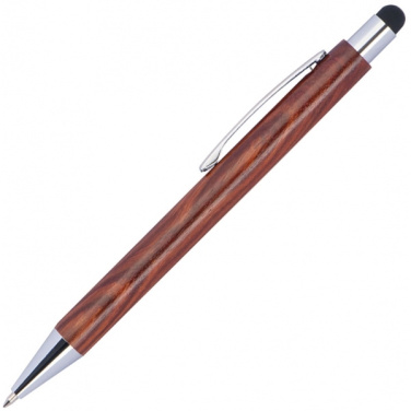 Logotrade promotional gift picture of: Wooden ballpen BILZEN