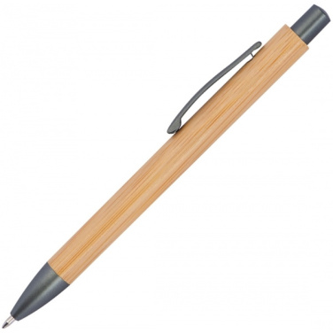 Logo trade promotional gifts image of: Bamboo ballpen BERINGEN