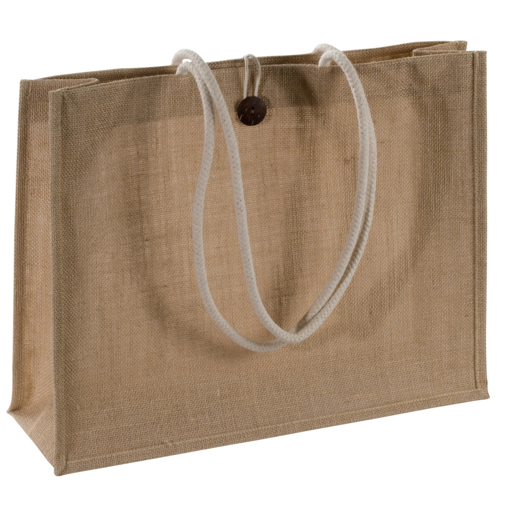 Logo trade promotional giveaways picture of: Jute bag KASTAMONU