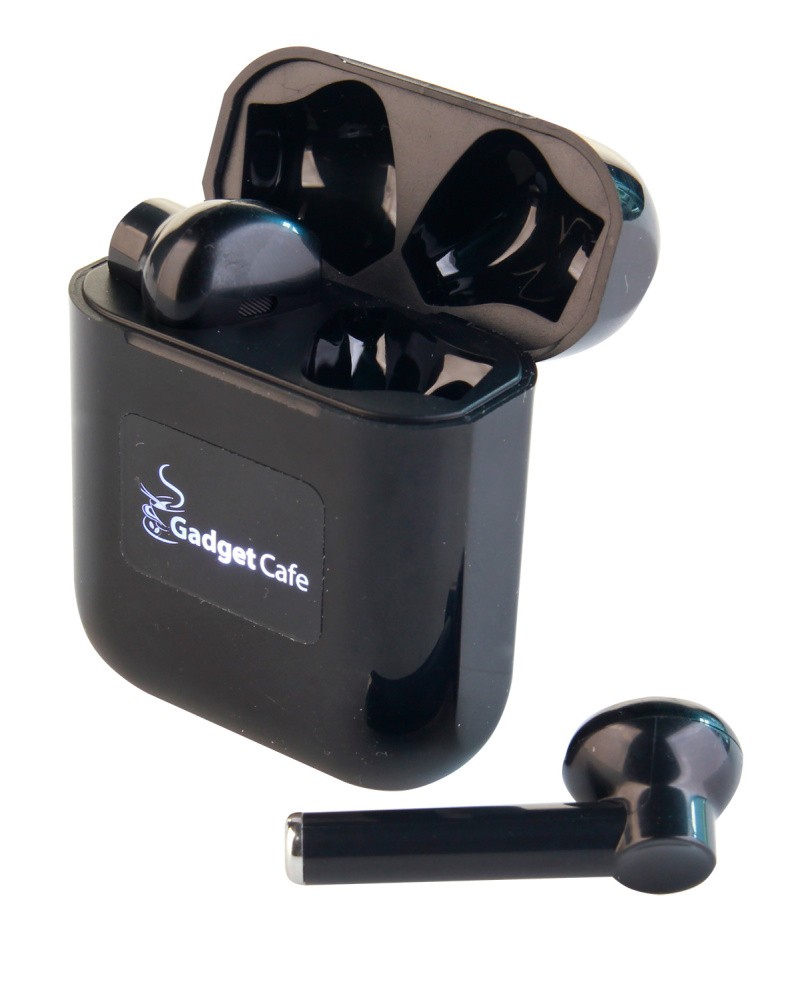 Logo trade promotional gift photo of: Wireless earbuds with light up logo