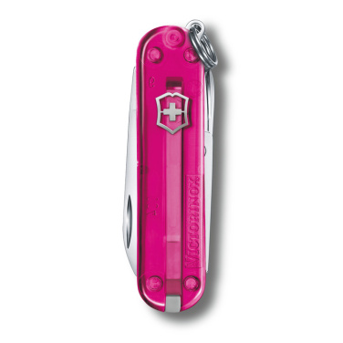 Logo trade corporate gift photo of: Pocket knife Classic SD transparent Victorinox