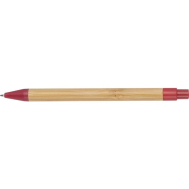 Logo trade promotional products image of: Wheatstraw and bamboo ballpen HALLE