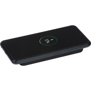 Logo trade corporate gifts picture of: Wireless charger and powerbank 8000 mAh MILAN