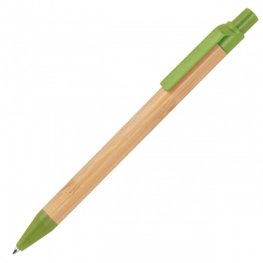 Logotrade promotional product image of: Wheatstraw and bamboo ballpen HALLE