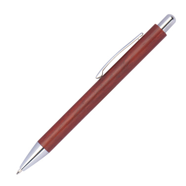 Logo trade promotional giveaway photo of: Wooden pen POSADAS