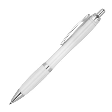 Logo trade business gift photo of: Transparent ballpen ALKEN