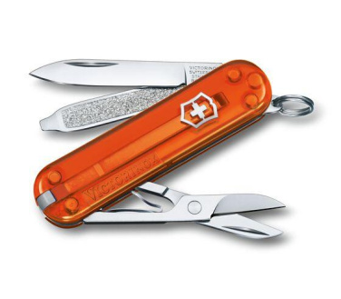 Logotrade promotional gift image of: Pocket knife Classic SD transparent Victorinox