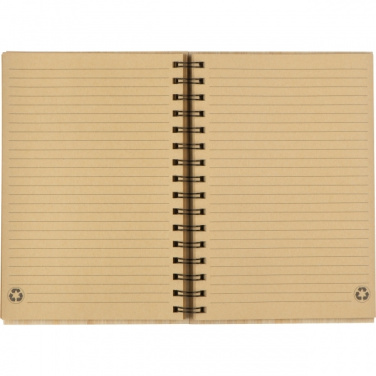 Logo trade corporate gifts image of: A5 notebook PISA