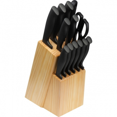 Logo trade promotional merchandise photo of: Knife block BERLIN