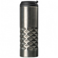 Thermal stainless steel mug SANTANDER 500 ml, grey