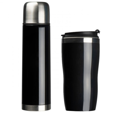 Logotrade business gift image of: Set of vacuum flask and drinking cup SPLIT 450 ml