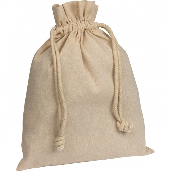 Logo trade promotional products picture of: Recycled cotton bag PASADENA