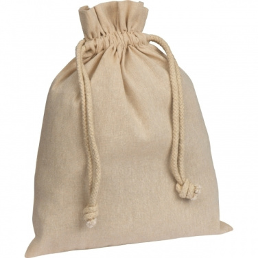 Logo trade promotional product photo of: Recycled cotton bag PASADENA