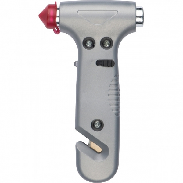 Logo trade corporate gifts image of: Emergency hammer VALENCIA