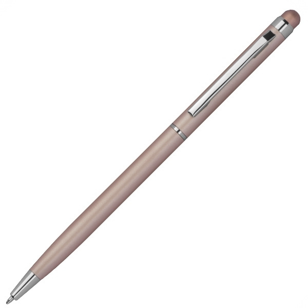 Logo trade promotional giveaway photo of: Ball pen with touch function CATANIA