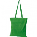 Cotton bag with long handles COPENHAGEN, green