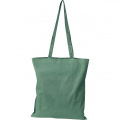 Cotton bag with long handles COPENHAGEN, dark green