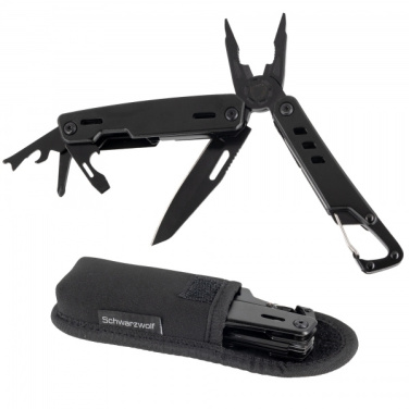 Logo trade promotional giveaway photo of: Multitool NOBLE Schwarzwolf