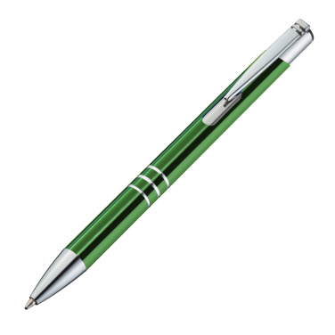 Logo trade advertising products image of: Metal ballpen ASCOT