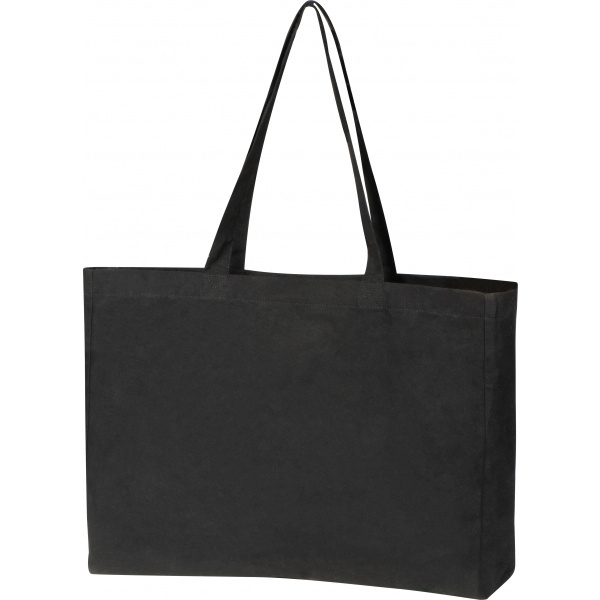 Logo trade promotional merchandise photo of: Organic cotton bag BARI