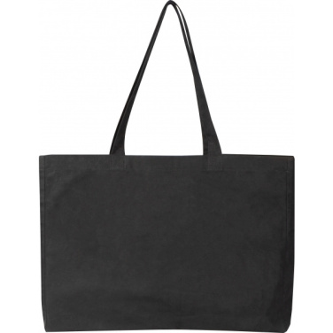 Logo trade promotional merchandise photo of: Organic cotton bag BARI