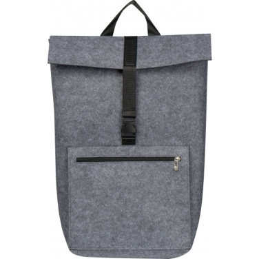 Logo trade promotional items image of: RPET Felt Backpack BIRMINGHAM