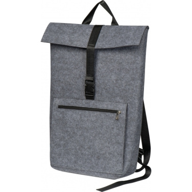 Logotrade advertising product picture of: RPET Felt Backpack BIRMINGHAM