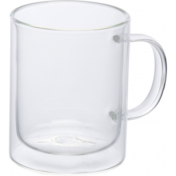 Logo trade advertising product photo of: Double-walled cup CARACAS 350 ml