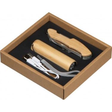 Logotrade business gift image of: Set Torch and pocket knife OLDHAM