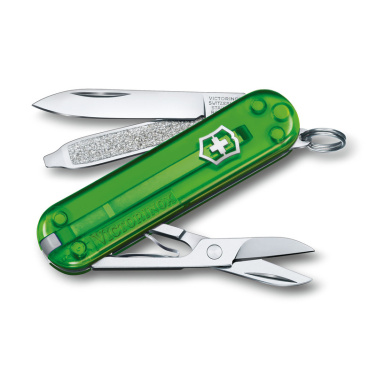 Logo trade corporate gifts image of: Pocket knife Classic SD transparent Victorinox