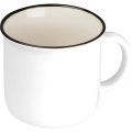 Ceramic mug TRAPANI 350 ml, white