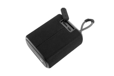 Logotrade promotional item picture of: Waterproof bluetooth speaker HARDEOL Schwarzwolf