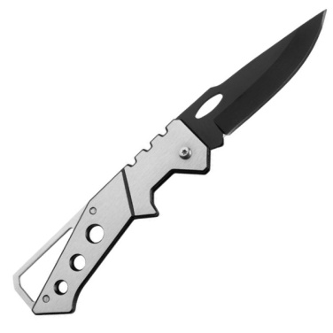 Logo trade business gifts image of: Folding knife GEDIZ Schwarzwolf