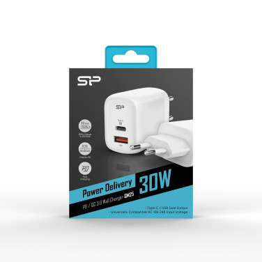 Logo trade business gifts image of: SILICON POWER fast charger QM25