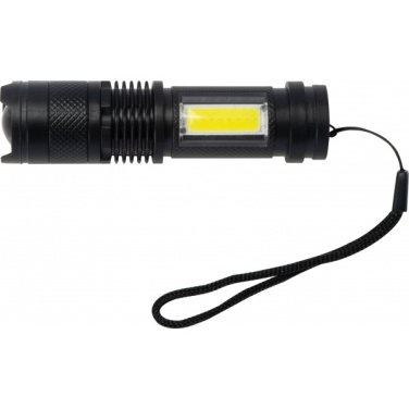 Logo trade promotional giveaways image of: Rechargeable flashlight AARHUS