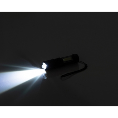 Logo trade corporate gifts picture of: Rechargeable flashlight AARHUS