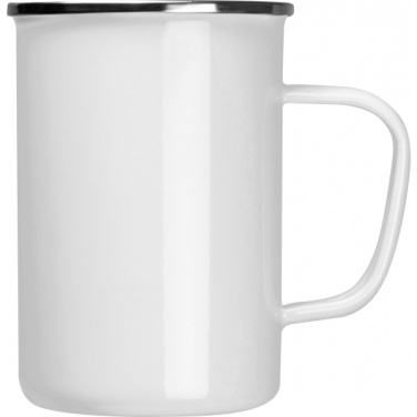 Logotrade corporate gift image of: Enamel cup Adelaine