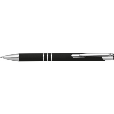 Logo trade corporate gifts picture of: Semi gel pen soft touch DUNMORE