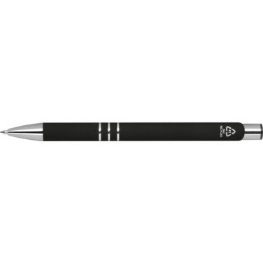 Logotrade promotional product image of: Semi gel pen soft touch DUNMORE