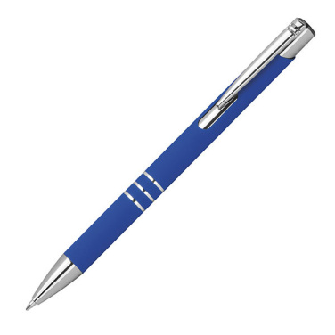 Logotrade promotional item image of: Semi gel pen soft touch DUNMORE