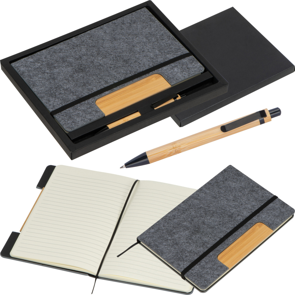 Logo trade promotional gifts picture of: Notebook set Walsall