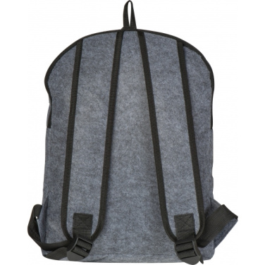 Logo trade business gifts image of: RPET Backpack Davos