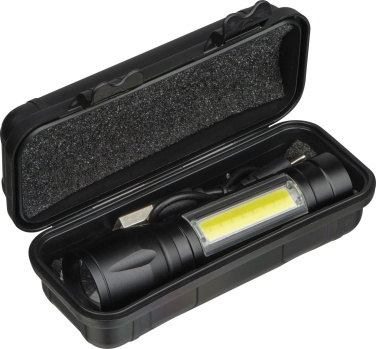 Logotrade promotional merchandise picture of: Rechargeable flashlight Tokyo