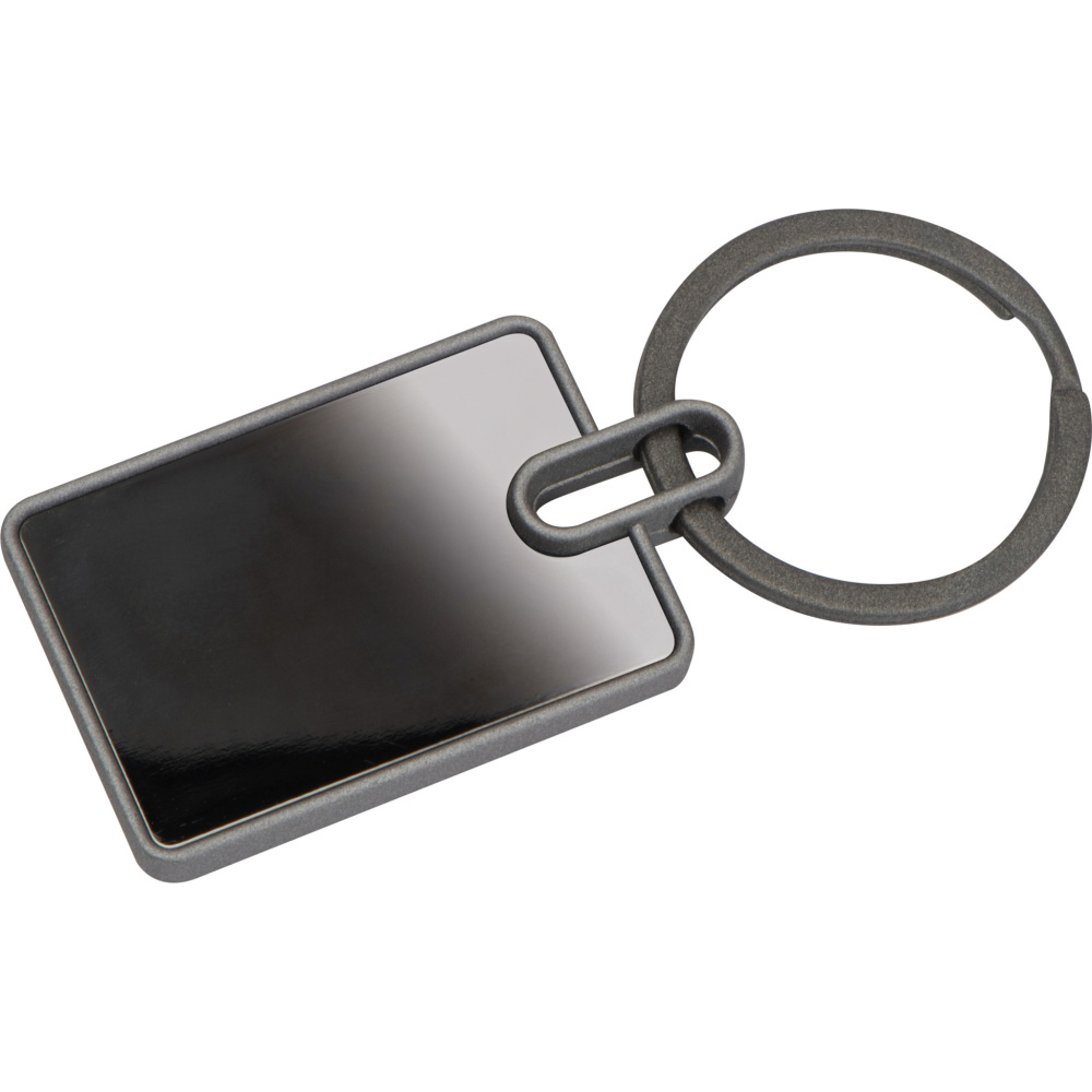 Logo trade promotional gift photo of: Zinc keychain Tijuana