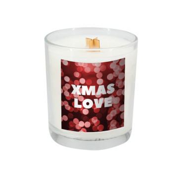 Logo trade promotional gifts picture of: Soy candle 190g Christmas love