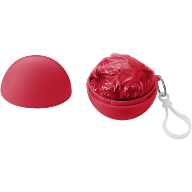 Logotrade promotional item picture of: Xina rain poncho in storage ball with keychain