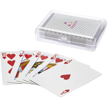 Logo trade promotional gift photo of: Reno playing cards set in case