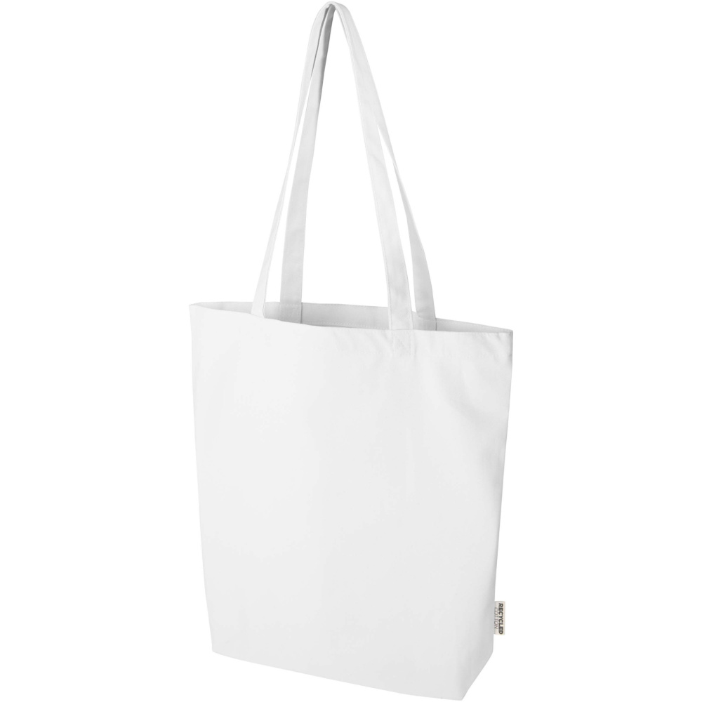 Logo trade promotional giveaways image of: Florida 270 g/m² GRS recycled tote bag 10L